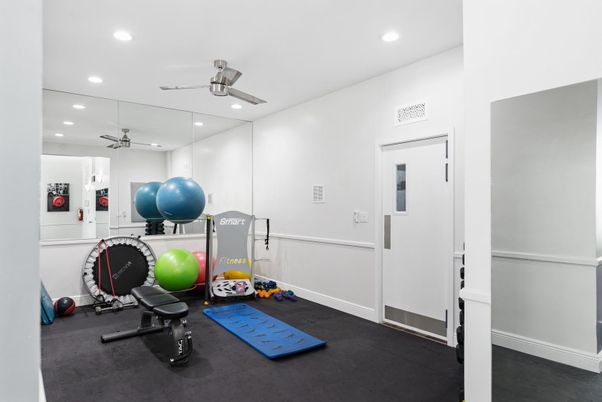 Fitness Equipment, Interior, Recessed Lighting
