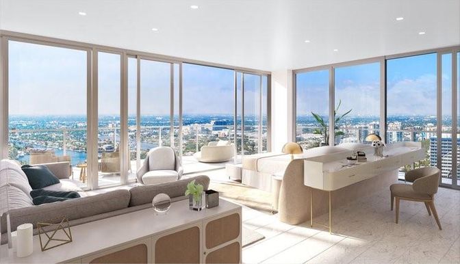 Interior, Living room, Recessed Lighting, Water
