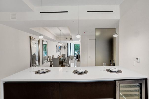 Dining room, Interior, Pendant Lights