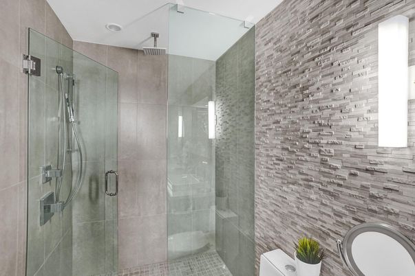 Bathroom, Glass Shower, Interior