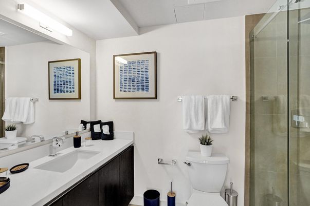 Bathroom, Glass Shower, Interior