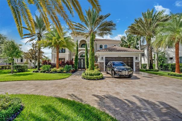 Attached, Backyard, Exterior, Facade, Mediterranean