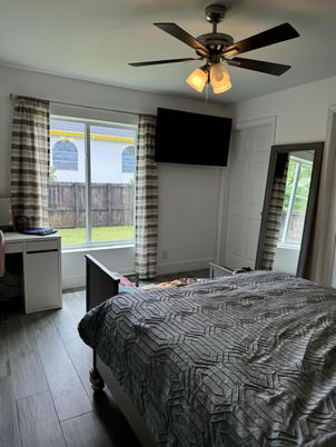 Bedroom, Interior, Wood Texture Flooring