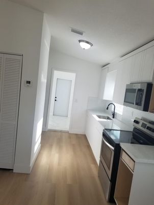 Interior, Kitchen, Wood Texture Flooring