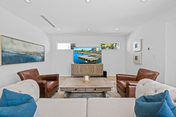 Interior, Living room, Recessed Lighting