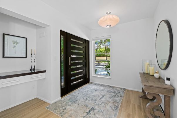 Interior, Pendant Lights, Wood Texture Flooring