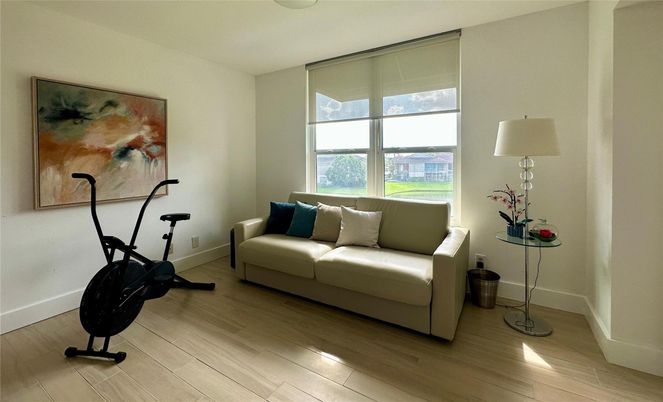Fitness Equipment, Interior, Wood Texture Flooring