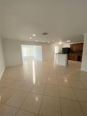 Empty room, Interior, Kitchen, Recessed Lighting