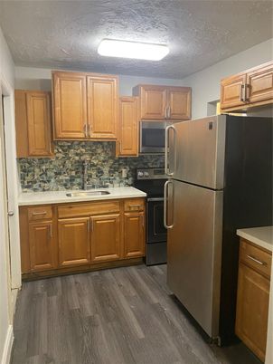 Interior, Kitchen, Wood Texture Flooring