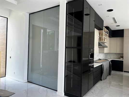 Interior, Kitchen, Marble, Recessed Lighting