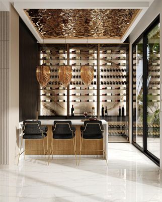 Interior, Marble, Wine Storage