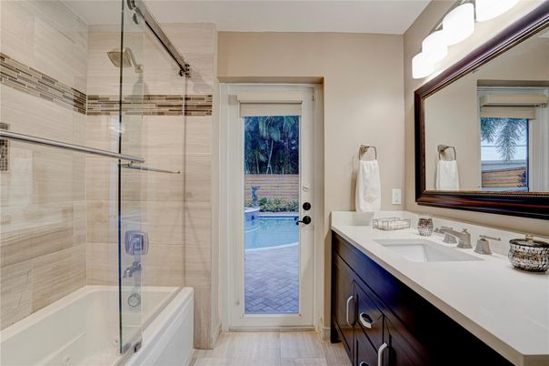 Bathroom, Glass Shower, Interior
