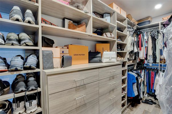Interior, Recessed Lighting, Walk-in Closets, Wood Texture Flooring