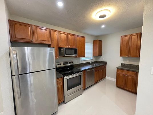 Interior, Kitchen, Recessed Lighting, Stainless Steel Appliances