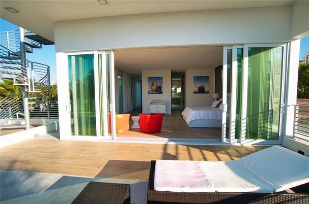 Bedroom, Exterior, Interior, Wood Texture Flooring