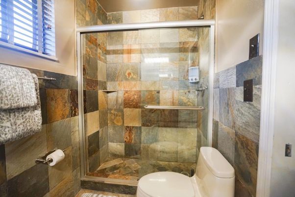 Bathroom, Glass Shower, Interior