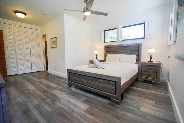 Bedroom, Interior, Wood Texture Flooring