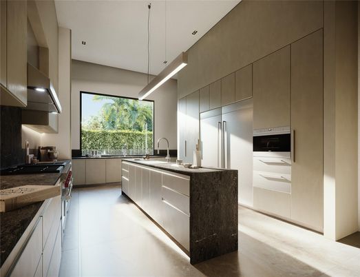 Interior, Kitchen, Pendant Lights, Recessed Lighting
