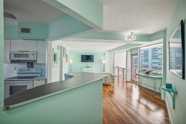 Interior, Kitchen, Wood Texture Flooring