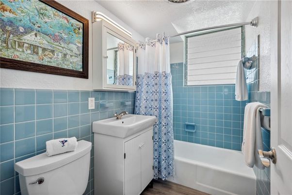 Bathroom, Interior, Wood Texture Flooring