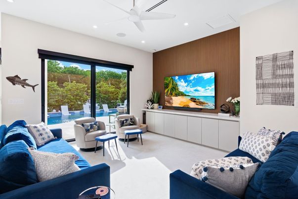 Interior, Living room, Recessed Lighting