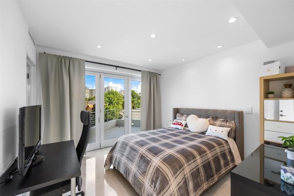 Bedroom, Interior, Recessed Lighting