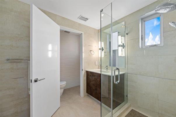 Bathroom, Glass Shower, Interior