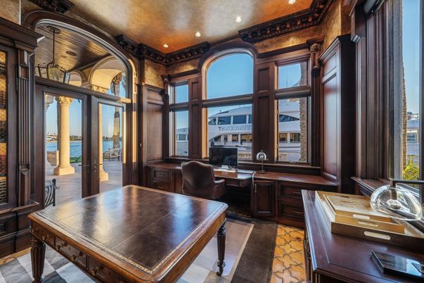 Home Office, Interior, Recessed Lighting, Water