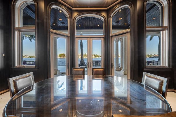 Dining room, Interior, Water