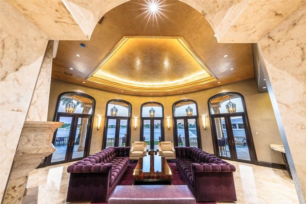 Fireplace, Interior, Living room, Recessed Lighting