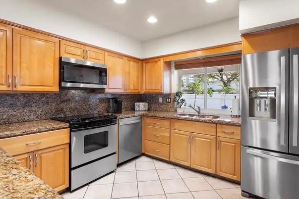 Interior, Kitchen, Recessed Lighting, Stainless Steel Appliances