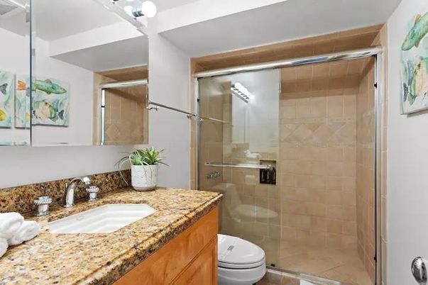 Bathroom, Glass Shower, Interior
