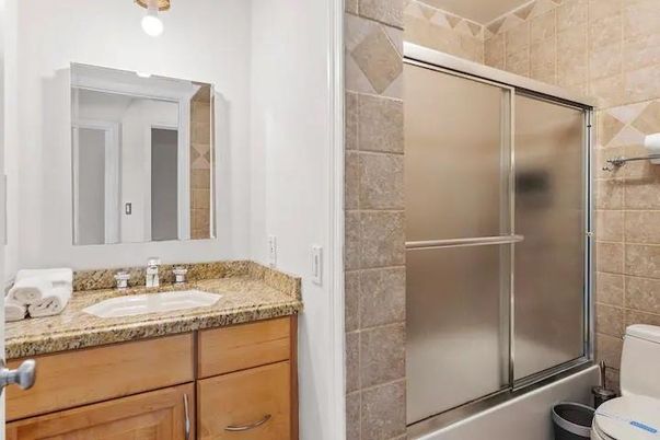 Bathroom, Glass Shower, Interior