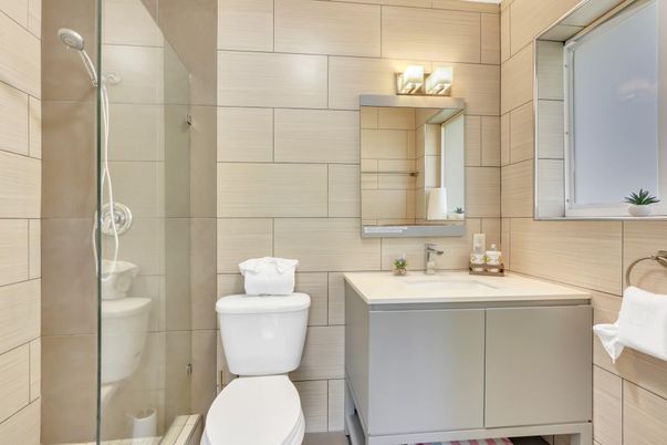 Bathroom, Glass Shower, Interior