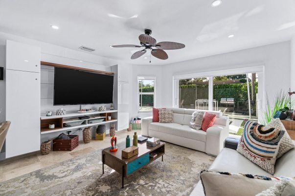 Interior, Living room, Recessed Lighting