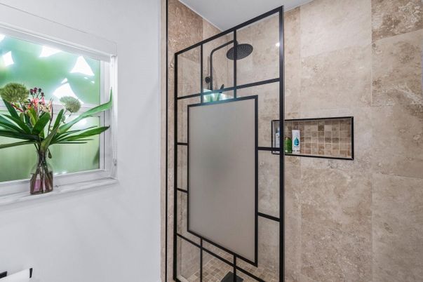 Bathroom, Glass Shower, Interior