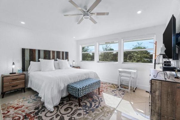 Bedroom, Interior, Recessed Lighting