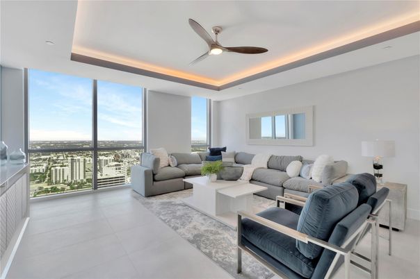 Interior, Living room, Recessed Lighting