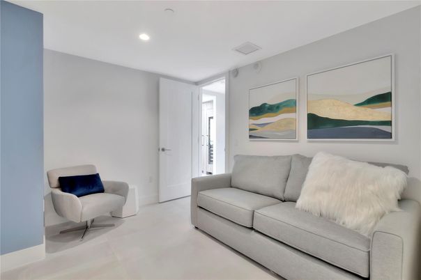 Interior, Living room, Recessed Lighting