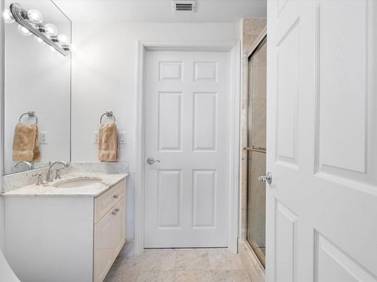 Bathroom, Glass Shower, Interior