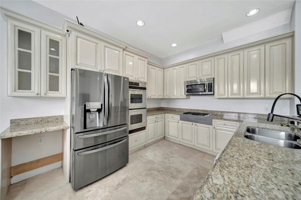 Interior, Kitchen, Recessed Lighting, Stainless Steel Appliances
