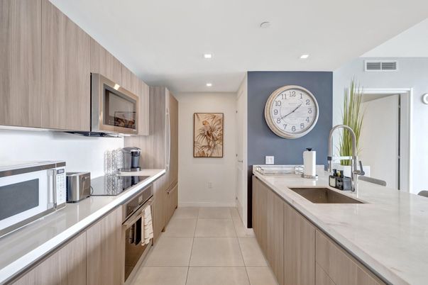 Interior, Kitchen, Recessed Lighting, Stainless Steel Appliances