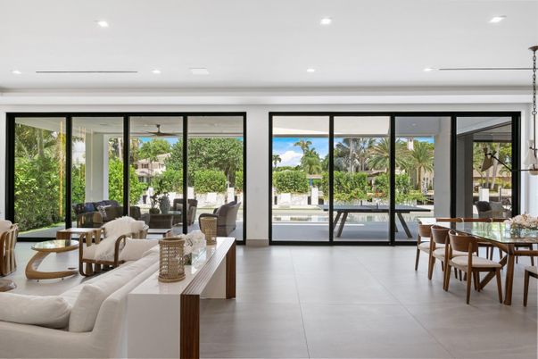 Dining room, Interior, Living room, Recessed Lighting