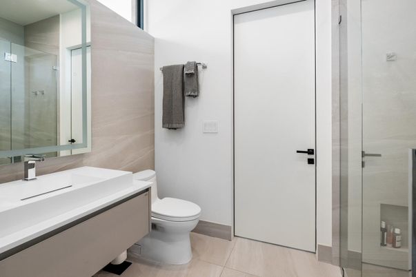 Bathroom, Glass Shower, Interior