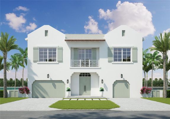 Attached, Exterior, Facade, Spanish Mediterranean