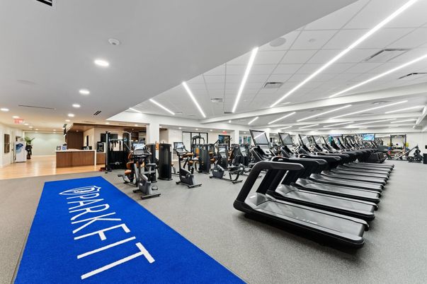 Fitness Equipment, Gym, Interior, Recessed Lighting