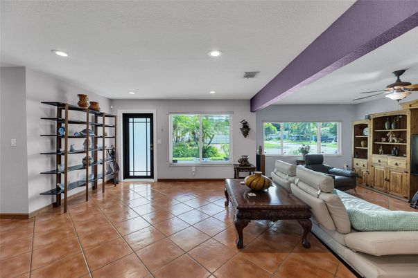 Interior, Living room, Recessed Lighting