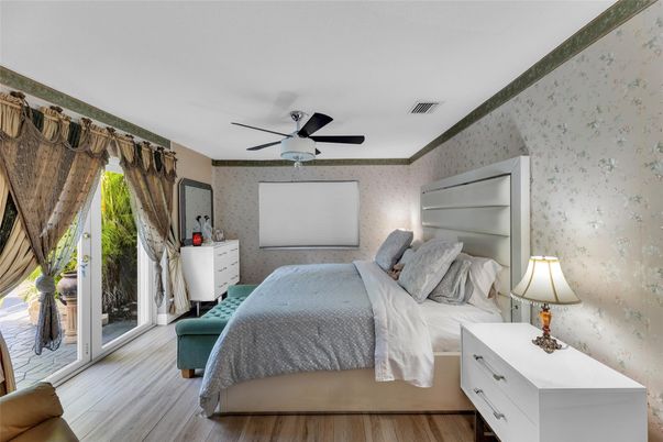 Bedroom, Interior, Wood Texture Flooring