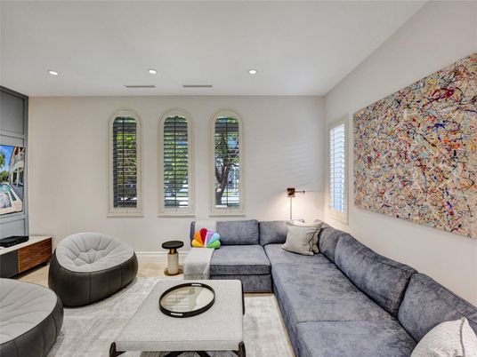 Interior, Living room, Recessed Lighting