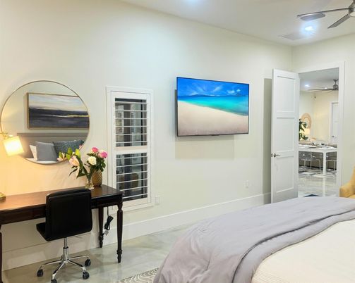 Bedroom, Home Office, Interior, Recessed Lighting
